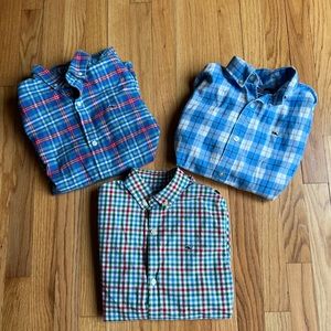 Vineyard Vines boys button downs size small (8-10)